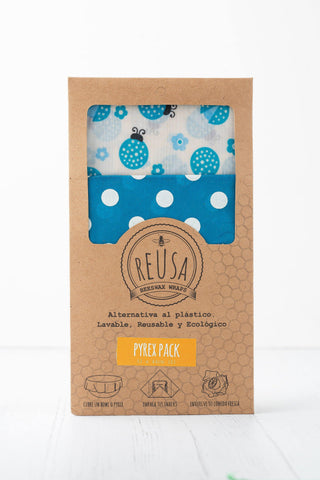 Beeswax Wraps - Pyrex Pack
