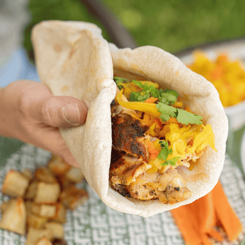 Receta: Wrap BBQ Chicken