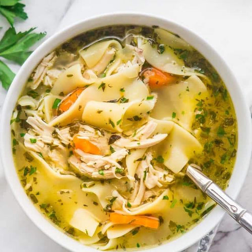 Recipe: Chicken Broth with Rice and Vegetables
