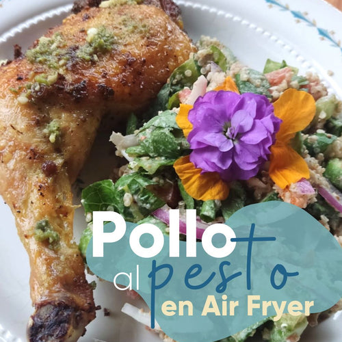 Pollo al Pesto en Air Fryer