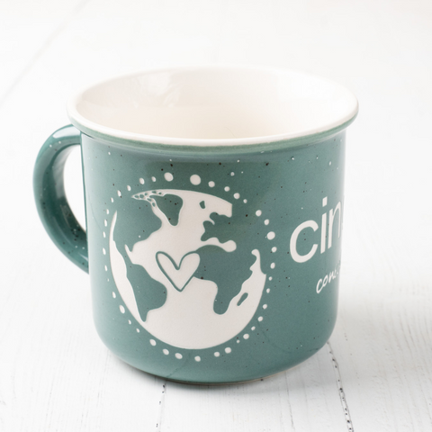 Taza Cinco Azul