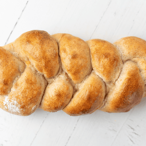 Salziger Zopf – Schinken und Käse