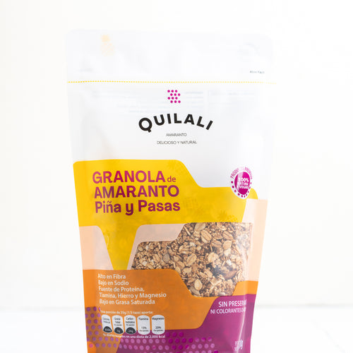 Granola de Amaranto - Pina & Pasas (Sin Gluten)