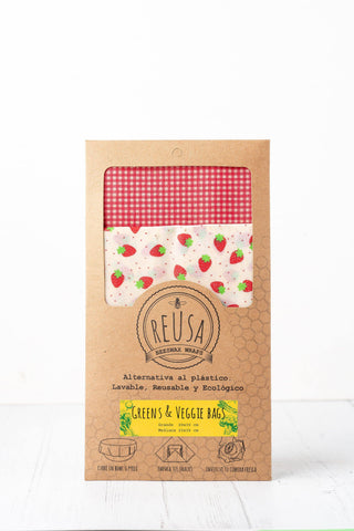 Beeswax Wraps - Greens & Veggie Bags