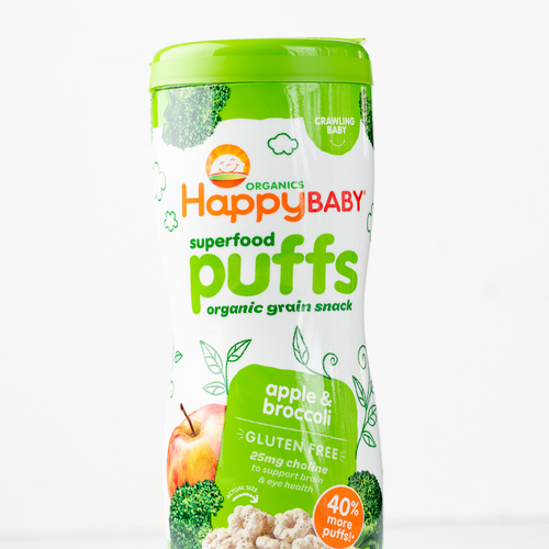 Puffs Organicos - Manzana & Brocoli